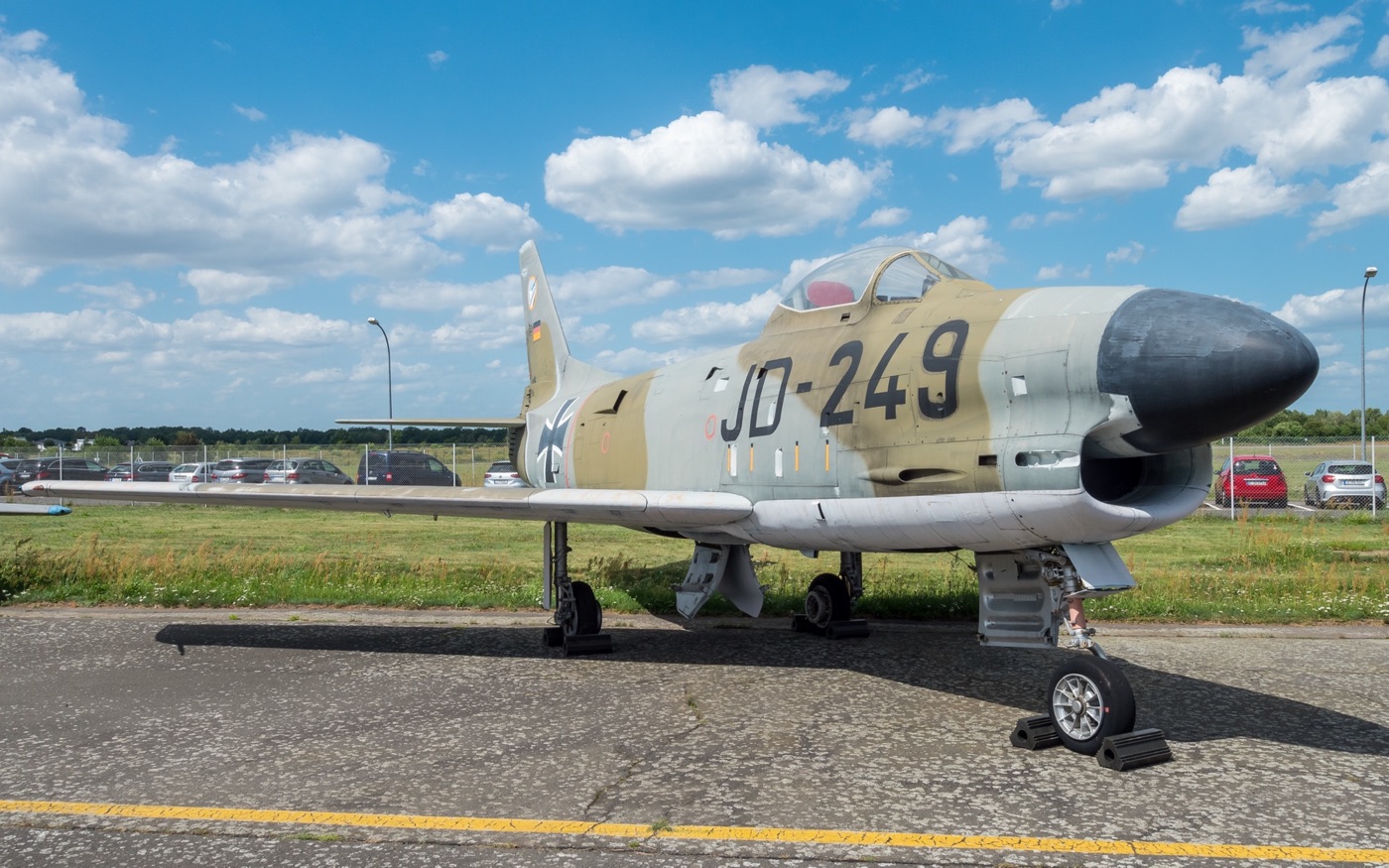 Strahljäger im Militärhistorischen Museum Berlin-Gatow.